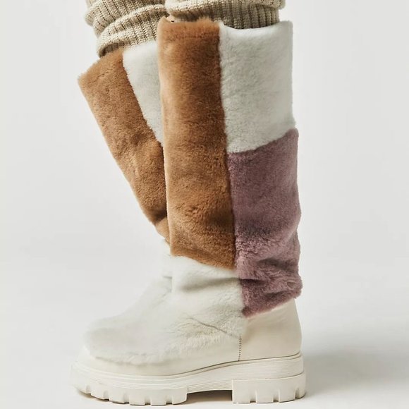 Free People Shoes - Free People Happy Thoughts Fur Boots